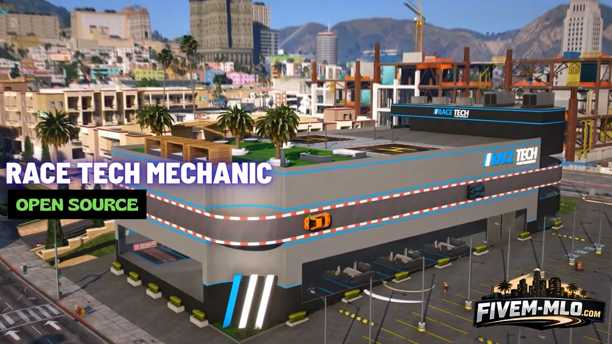 Race Tech Mechanic MLO FiveM | Open Source